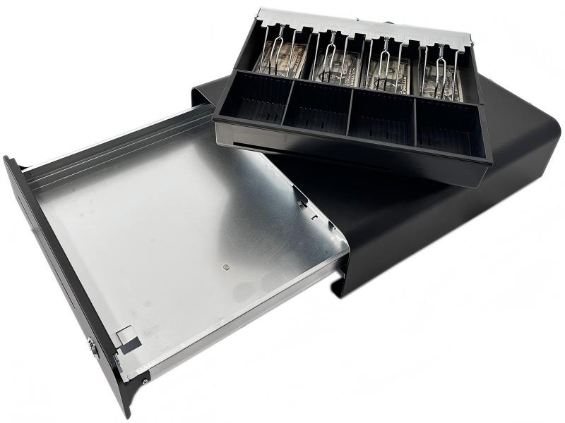 HER 335R All Metal Mini Cash Drawer with round corners - image 5