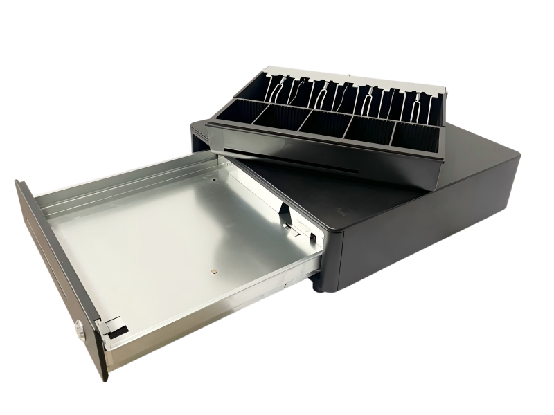 HER 350 All Metal Mini Cash Drawer with Metal Tray - image 2