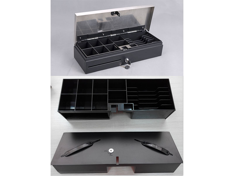 HER 170 Flip top cash register drawer box lock safe - image 3