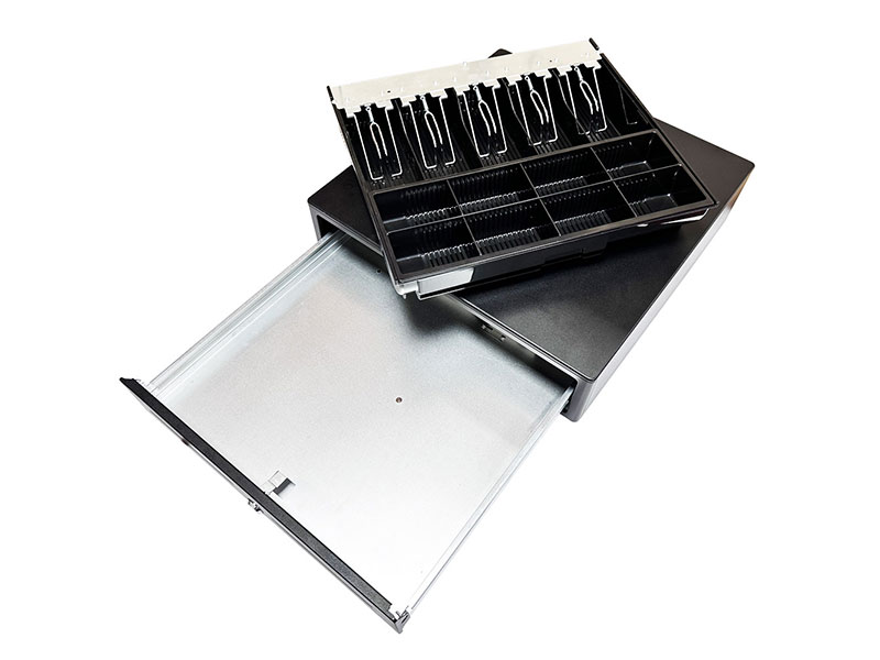 HER 410R All Metal Large Cash Drawer with round corners - image 3
